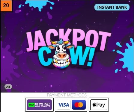 Jackpot Cow – €2500 in Bonuses