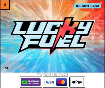 LuckyFuel – 200% up to €400