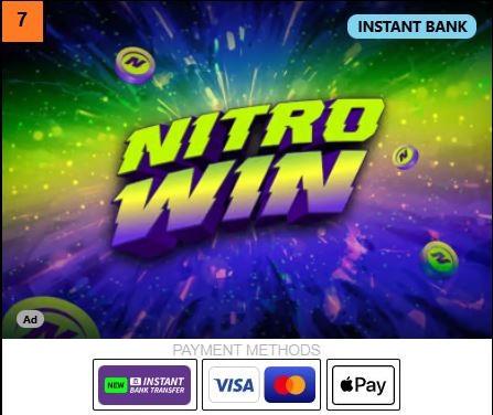 Nitro Win – 200% up to €300