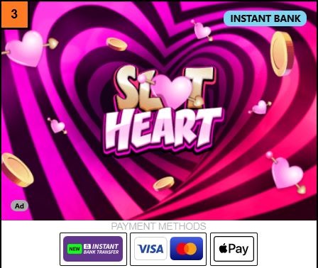Slot Heart – €1,000 + 888 Free Spins