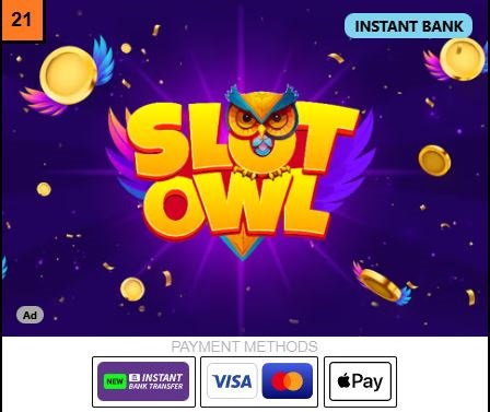 Slot Owl – 100% up to €500