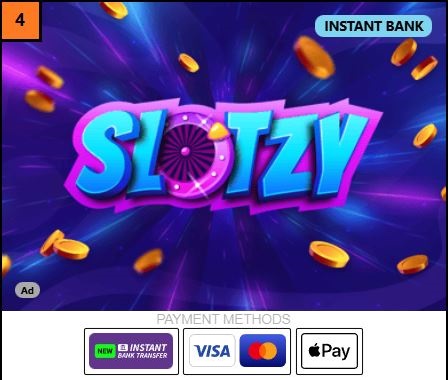Slotzy – €900 + 977 Free Spins