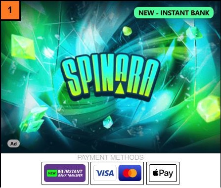 Spinara Casino – €1,777 + 1,122 Free Spins