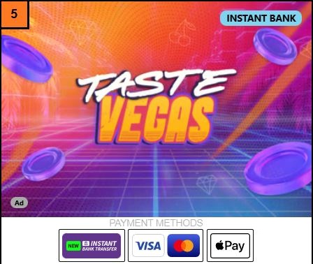 Taste Vegas – 200% up to €500